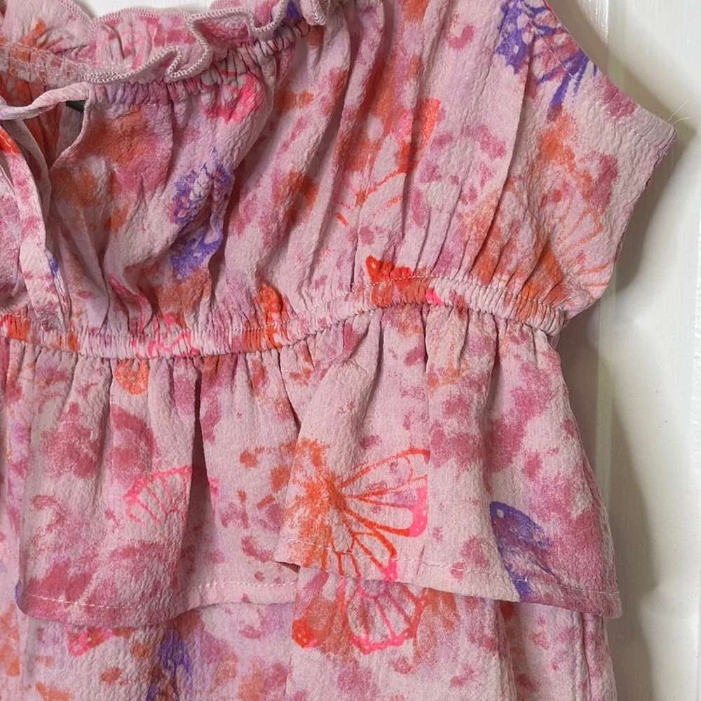 Wild Fable Pink Tiered Tie Front Camisole - Picture 7 of 9